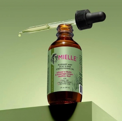Mielle Organics MIELLE - ROSEMARY MINT, SCALP & HAIR OIL, INFUSED W/BIOTIN & ENCOURGES GROWTH, FOR DAILY USE, SCALP TREATMENT, SPLIT END CARE & SCALP & STRENGTHENING OIL-0