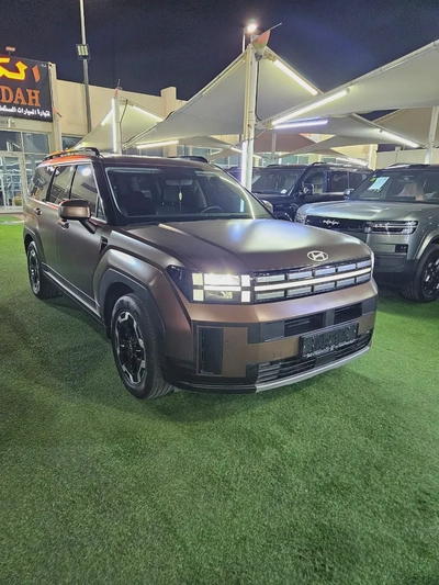 Hyundai Santa Fe | 2024 | GCC | 85,000 km | Matte Brown | Under Warranty | Full Agency Maintained-2