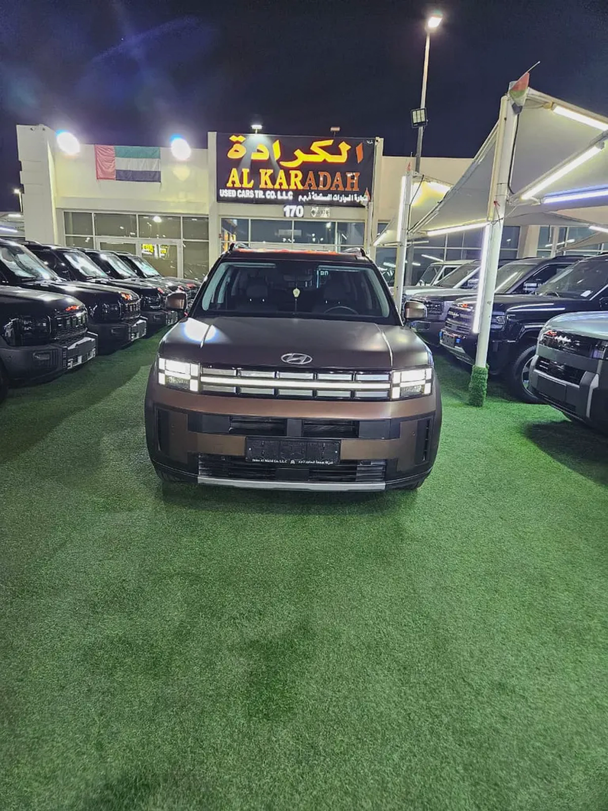 Hyundai Santa Fe | 2024 | GCC | 85,000 km | Matte Brown | Under Warranty | Full Agency Maintained-1-1