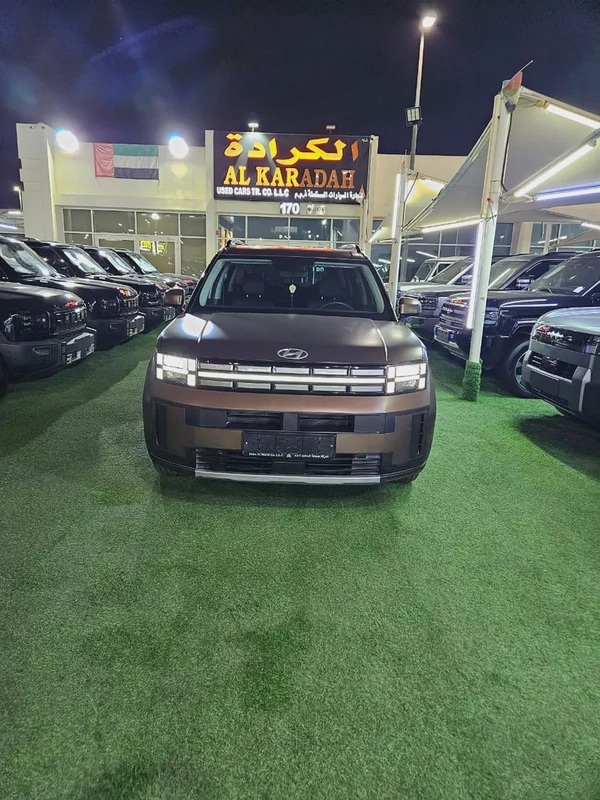 Hyundai Santa Fe | 2024 | GCC | 85,000 km | Matte Brown | Under Warranty | Full Agency Maintained