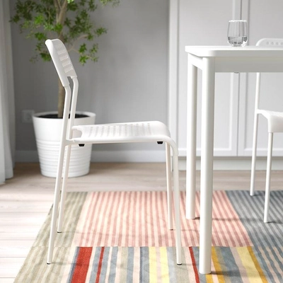 IKEA ADDE Chair, White-3