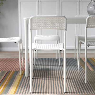 IKEA ADDE Chair, White-4