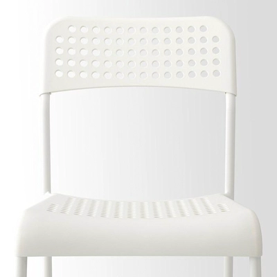 IKEA ADDE Chair, White-5