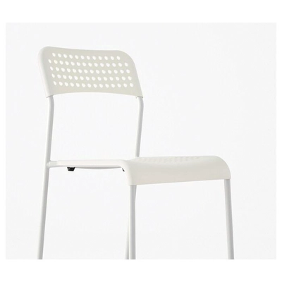 IKEA ADDE Chair, White-6