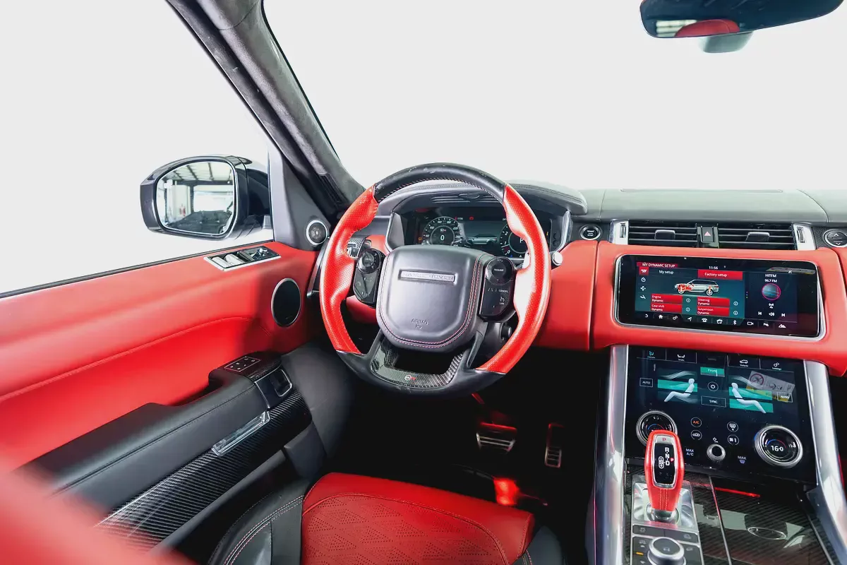 Range Rover Sport SVR Ultimate Edition-Bespoke Color-Black/Red Interior-Black Pack-Exclusive SUV-13-13
