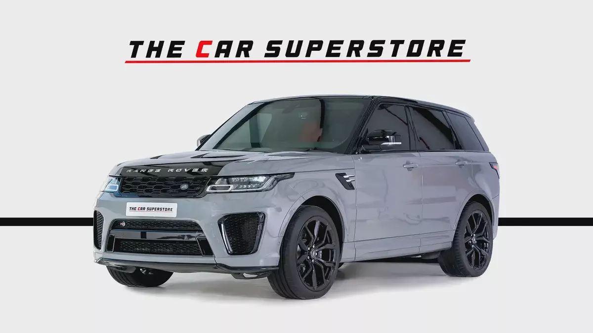 Range Rover Sport SVR Ultimate Edition-Bespoke Color-Black/Red Interior-Black Pack-Exclusive SUV-3-3