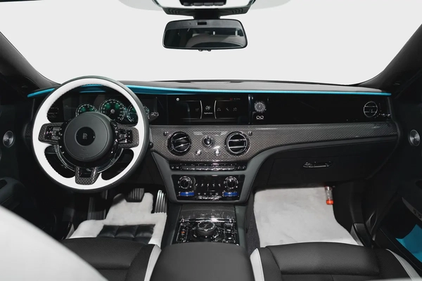 2024 ROLLS ROYCE GHOST BLACK BADGE | DELIVERY MILEAGE | STARLIGHT | REAR TVS | CARBON RIMS