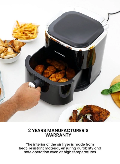 Olsenmark 3.5L Digital Air Fryer – Oil-Free Healthy Cooking with Non-Stick Pot & Tray-8
