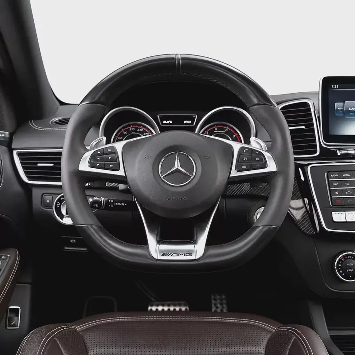 AED 5,739 P.M • 0% Downpayment • Mercedes-Benz GLE 63 S AMG • 1 Year Warranty-7-7