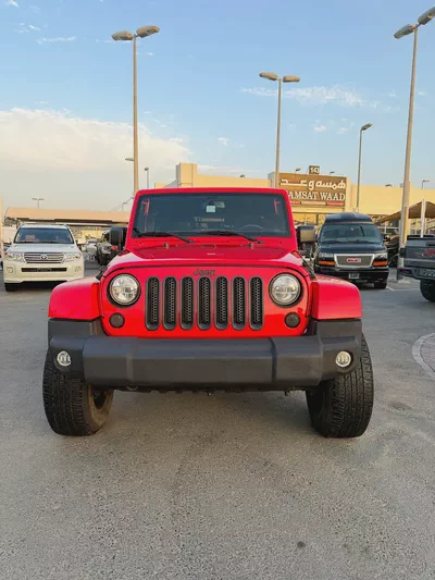 Jeep Wrangler Sahara 2017 - GCC Specs -Well Maintained-0