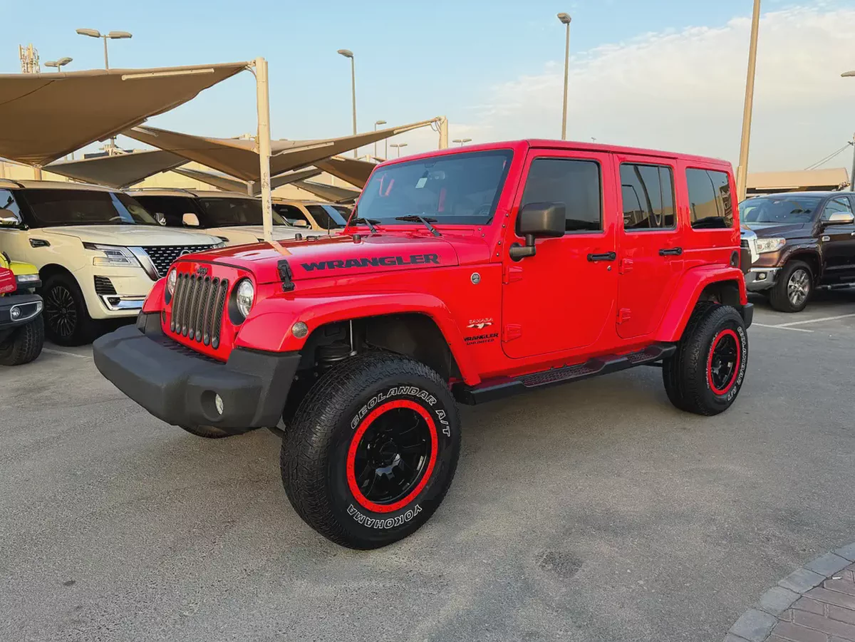 Jeep Wrangler Sahara 2017 - GCC Specs -Well Maintained-4-4