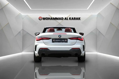 BMW 420I CONVERTIBLE 2022 - GCC - FULLY LOADED- ORIGINAL PAINT-3