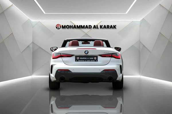 BMW 420I CONVERTIBLE 2022 - GCC - FULLY LOADED- ORIGINAL PAINT