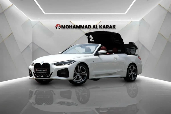 BMW 420I CONVERTIBLE 2022 - GCC - FULLY LOADED- ORIGINAL PAINT