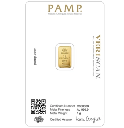 PAMP 24KT - 1g Suisse Pamp-1