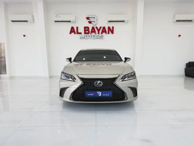 لكزس ES350 اف سبورت ذهبي / احمر خليجي الفطيم Lexus ES 350 F SPORT 2019 - GCC Specs --4