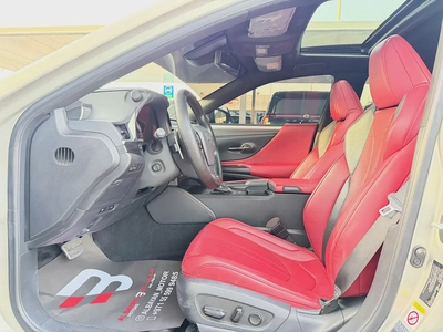 لكزس ES350 اف سبورت ذهبي / احمر خليجي الفطيم Lexus ES 350 F SPORT 2019 - GCC Specs --6