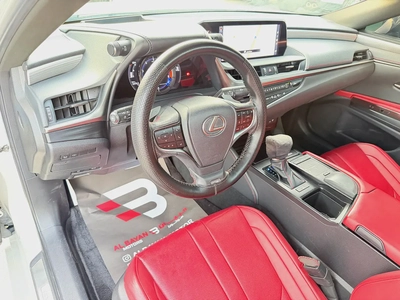 لكزس ES350 اف سبورت ذهبي / احمر خليجي الفطيم Lexus ES 350 F SPORT 2019 - GCC Specs --7