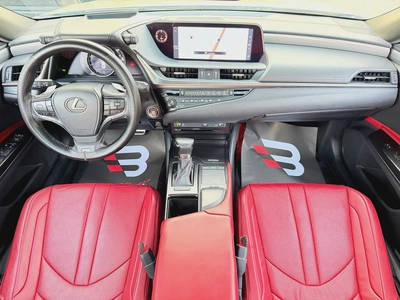 لكزس ES350 اف سبورت ذهبي / احمر خليجي الفطيم Lexus ES 350 F SPORT 2019 - GCC Specs --9