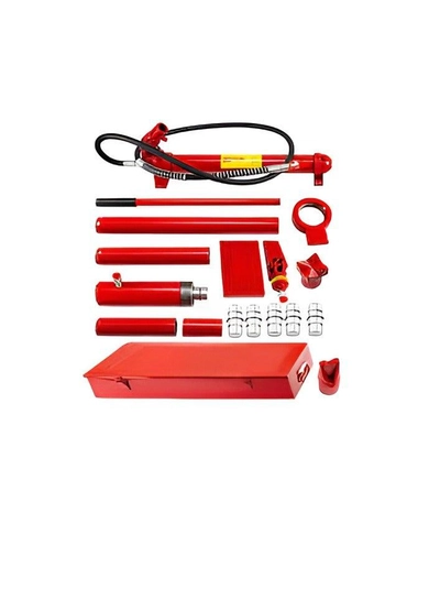 ABBASALI Portable Car Floor Jack 1 Set 10 Ton Hydraulic Power Car Van Jack Body Frame Repair Kit-7