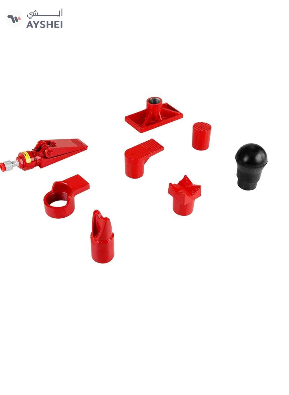 ABBASALI Portable Car Floor Jack 1 Set 10 Ton Hydraulic Power Car Van Jack Body Frame Repair Kit-5-5