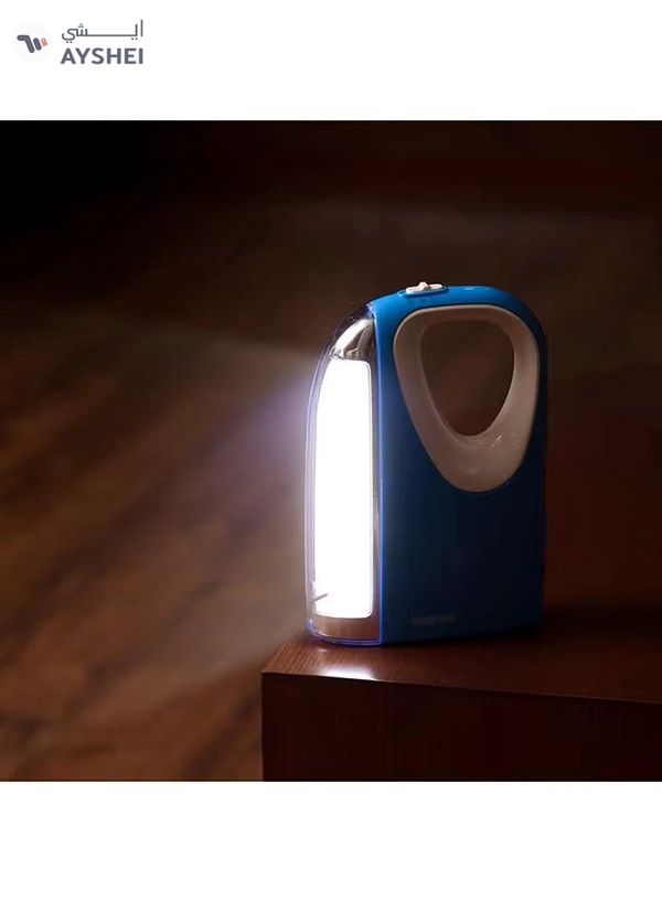 GEEPAS Rechargeable Emergency Lantern- Energy Efficient Design, Extended Battery Life, 60 SMD LEDs and 5 Hours Working| Compact, Portable and Light-Weight Design| With Lead-Acid Battery, Perfect for Indoor