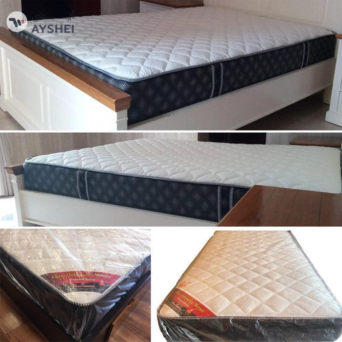 Classic Orthopedic Pocketed Spring Mattress, Medium Firm-1-1