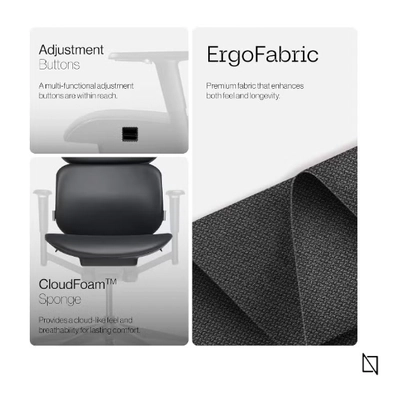 NAVO ATOM, Minimal Aesthetic & Ergonomic Office Chair-5