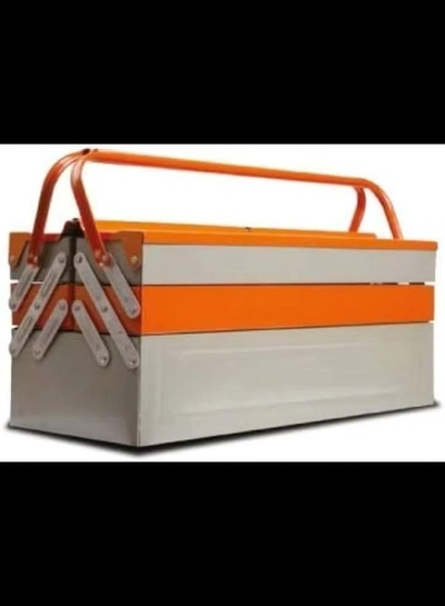 ABBASALI Metal Tool Box Tray, Orange - 21 inch-0
