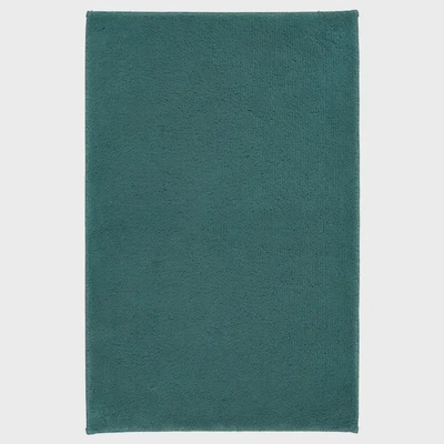 SÖDERSJÖN Grey-Turquoise Bath Mat - 50x80 cm | Stylish and Comfortable Bathroom Accessory-0