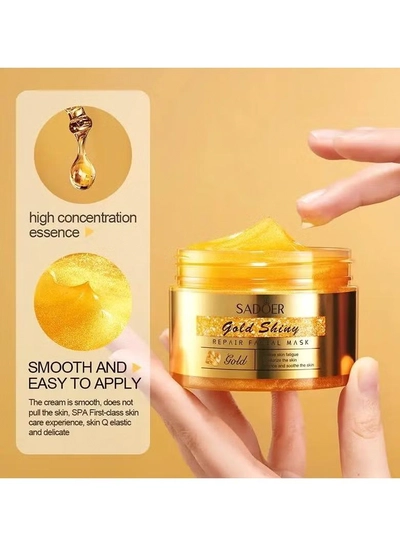 SADOER Golden Facial Mask Hydrating And Moisturizing Release Pure-1