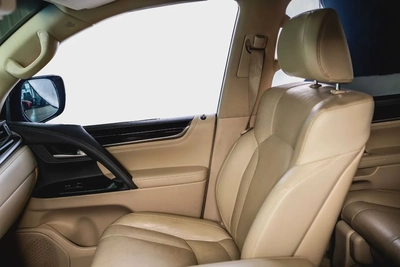 Lexus LX570-GCC-1 Owner-7 Seats-Al Futtaim Full Service History-Pearl Black Exterior Color-10