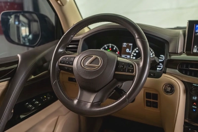 Lexus LX570-GCC-1 Owner-7 Seats-Al Futtaim Full Service History-Pearl Black Exterior Color-13