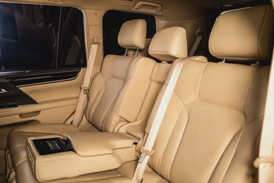 Lexus LX570-GCC-1 Owner-7 Seats-Al Futtaim Full Service History-Pearl Black Exterior Color-17