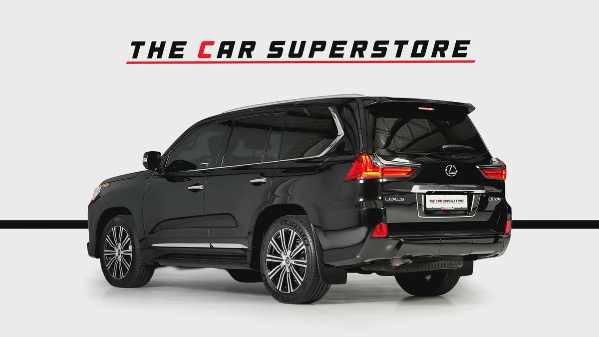 Lexus LX570-GCC-1 Owner-7 Seats-Al Futtaim Full Service History-Pearl Black Exterior Color-5-5