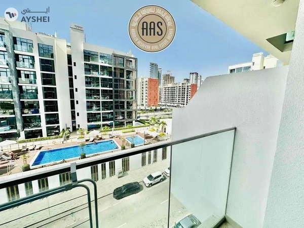 Fully furnished studio •• chiller free •• pool view •• luxurious furniture