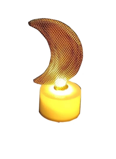 Yuwell Pack Of 6 Pcs Moon Shape Ramadan Light Mini Portable Night Light And Table Decor Lamp For Ramadan Decoration-1