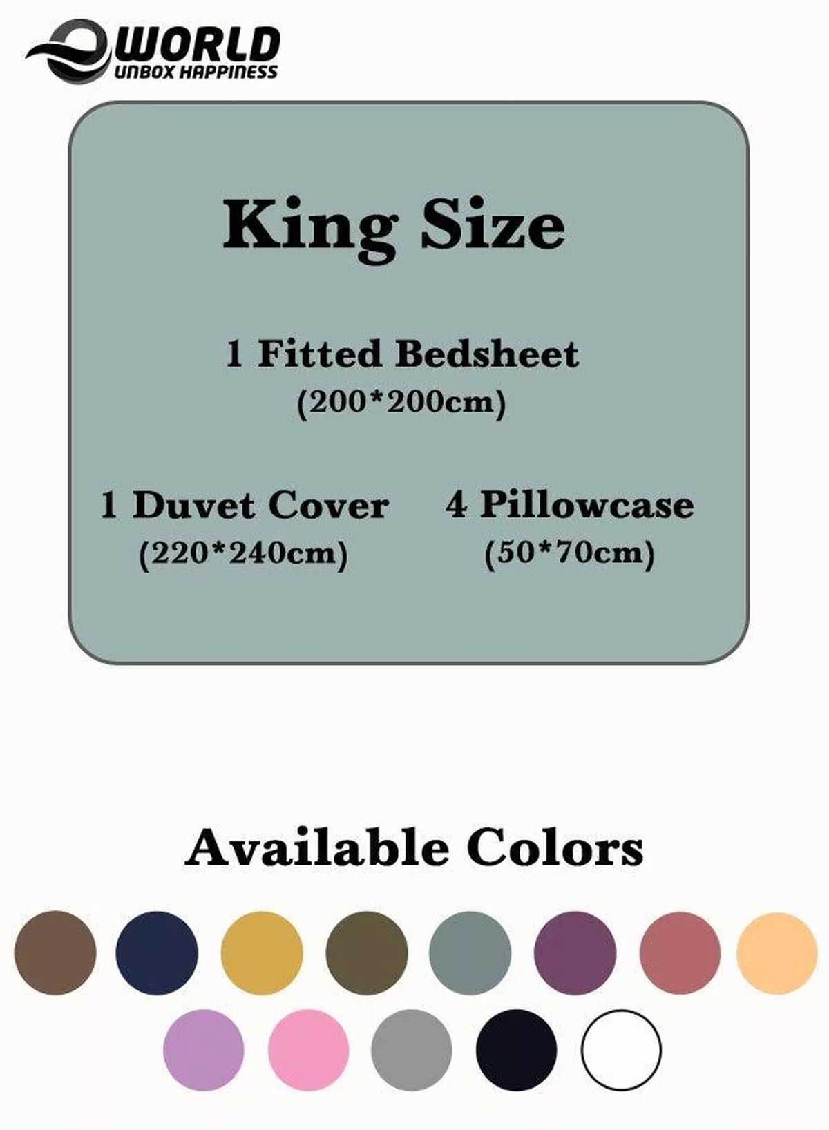 Premium Striped Duvet Set All Season – 6-Pieces Set Pastel Green | King Size 220x240 cm | Ultra-Soft, Wrinkle-Resistant & Made in Dubai | Includes Duvet Cover, Fitted Sheet (200x200 cm) & 4 Pillowcases (50x70 cm)-1-1