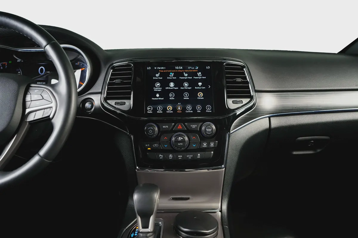 Jeep Grand Cherokee Limited-GCC-Al Futtaim Warranty  Service Contract-Full Service History-Blac-12-12