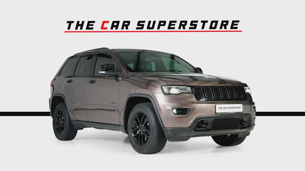 Jeep Grand Cherokee Limited-GCC-Al Futtaim Warranty  Service Contract-Full Service History-Blac-1-1