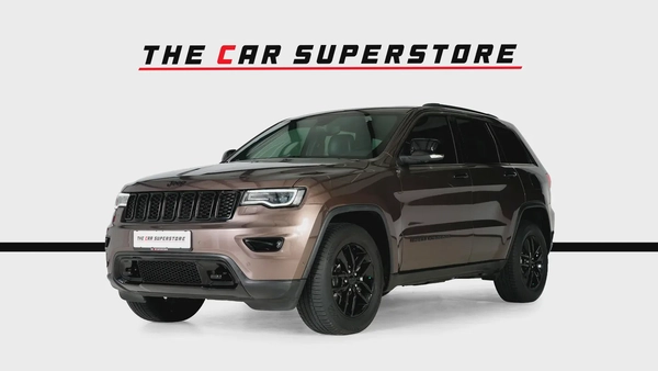 Jeep Grand Cherokee Limited-GCC-Al Futtaim Warranty  Service Contract-Full Service History-Blac