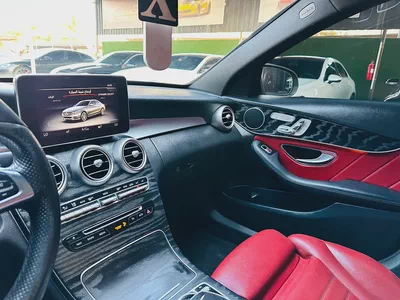 مرسيدس بنز C200 موديل 2018 خليجي | فل أوبشن | محرك 2.0 تيربو | ناقل 9G-TRONIC | جلد أحمر | كاميرا خل-11