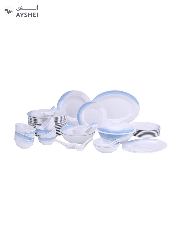DELCASA 54-Piece Skyline Melamine Ware Dinner Set