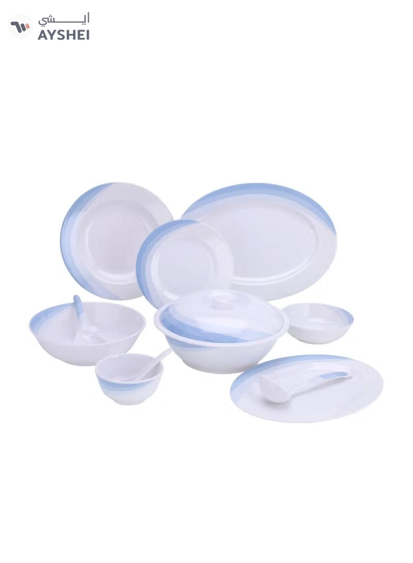 DELCASA 54-Piece Skyline Melamine Ware Dinner Set