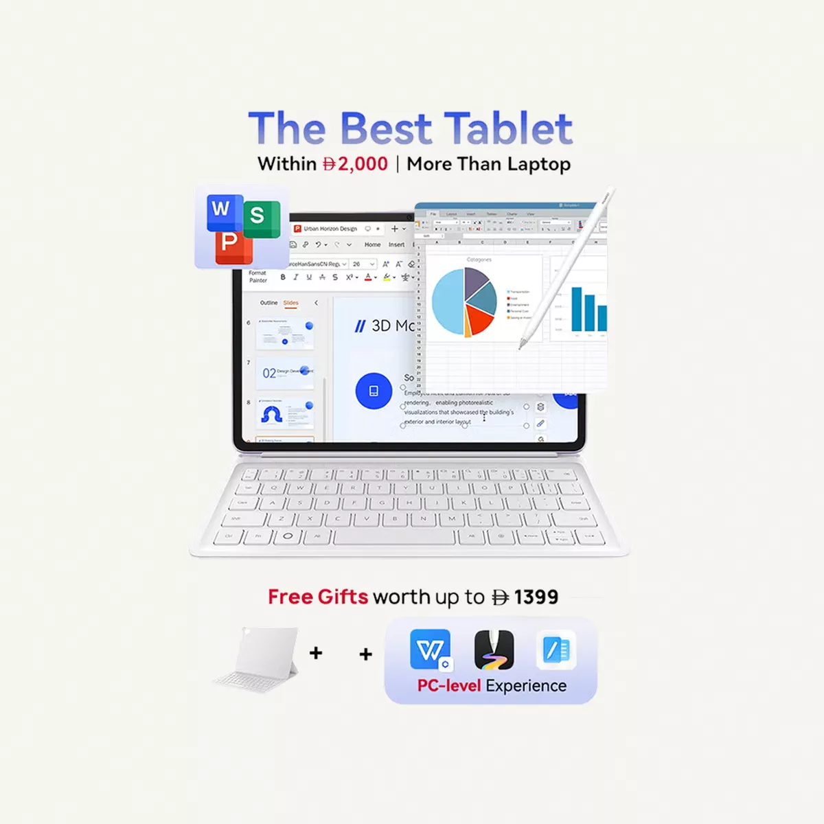 HUAWEI MatePad 11.5-inch Tablet 2.5K 120Hz PaperMatte Display, 8+256GB