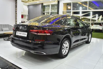 AED 635 EMi at 0% DP | Volkswagen Passat ( 2020 Model ) in Black Color GCC Specs-5