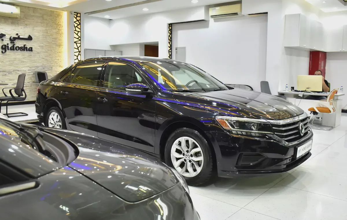 AED 635 EMi at 0% DP | Volkswagen Passat ( 2020 Model ) in Black Color GCC Specs-2-2