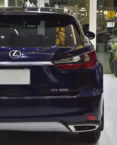 AED 1,666 EMi at 0% DP | Lexus RX350 ( 2020 Model ) in Blue Color Canadian Specs-8