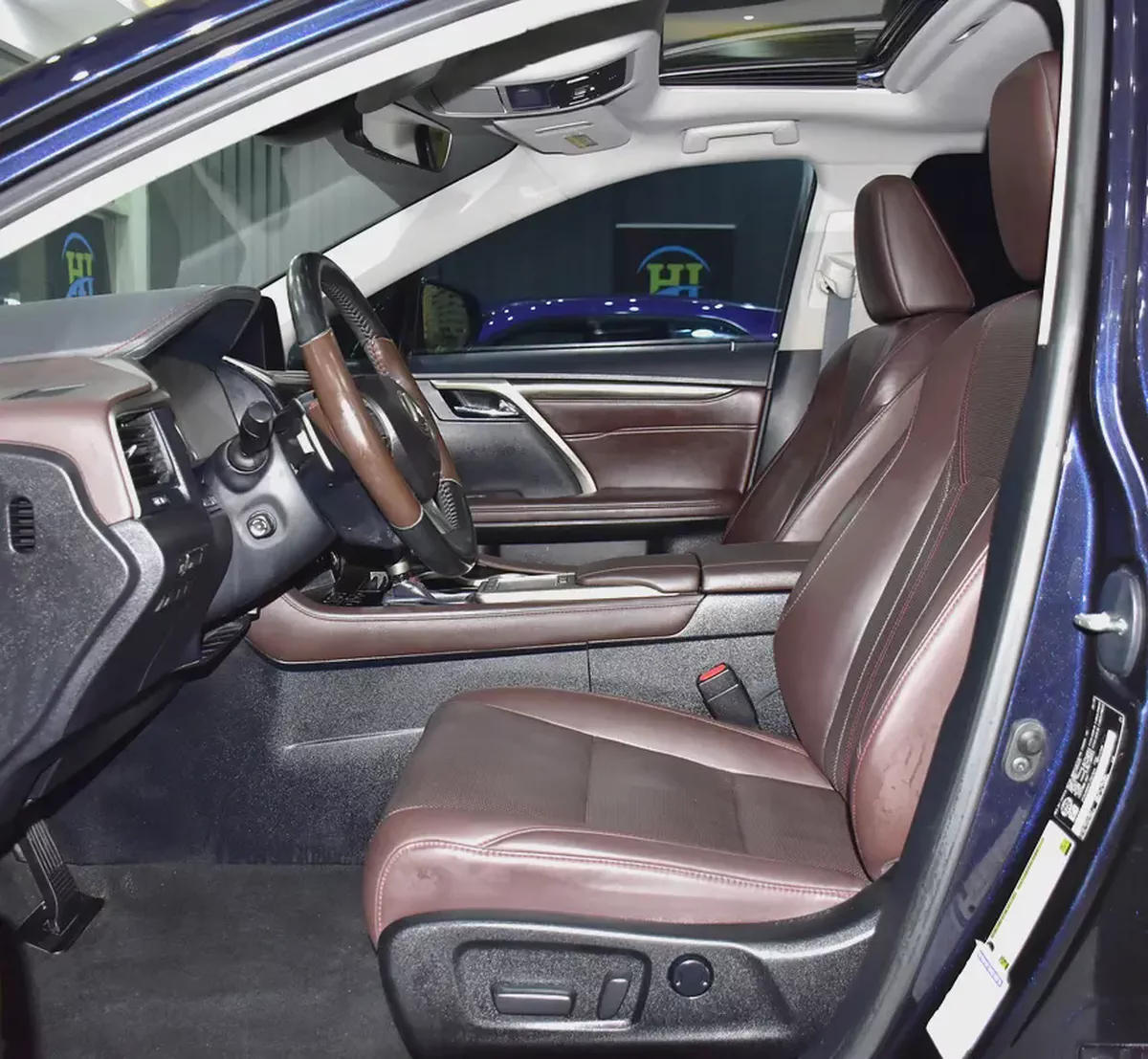 AED 1,666 EMi at 0% DP | Lexus RX350 ( 2020 Model ) in Blue Color Canadian Specs-9-9