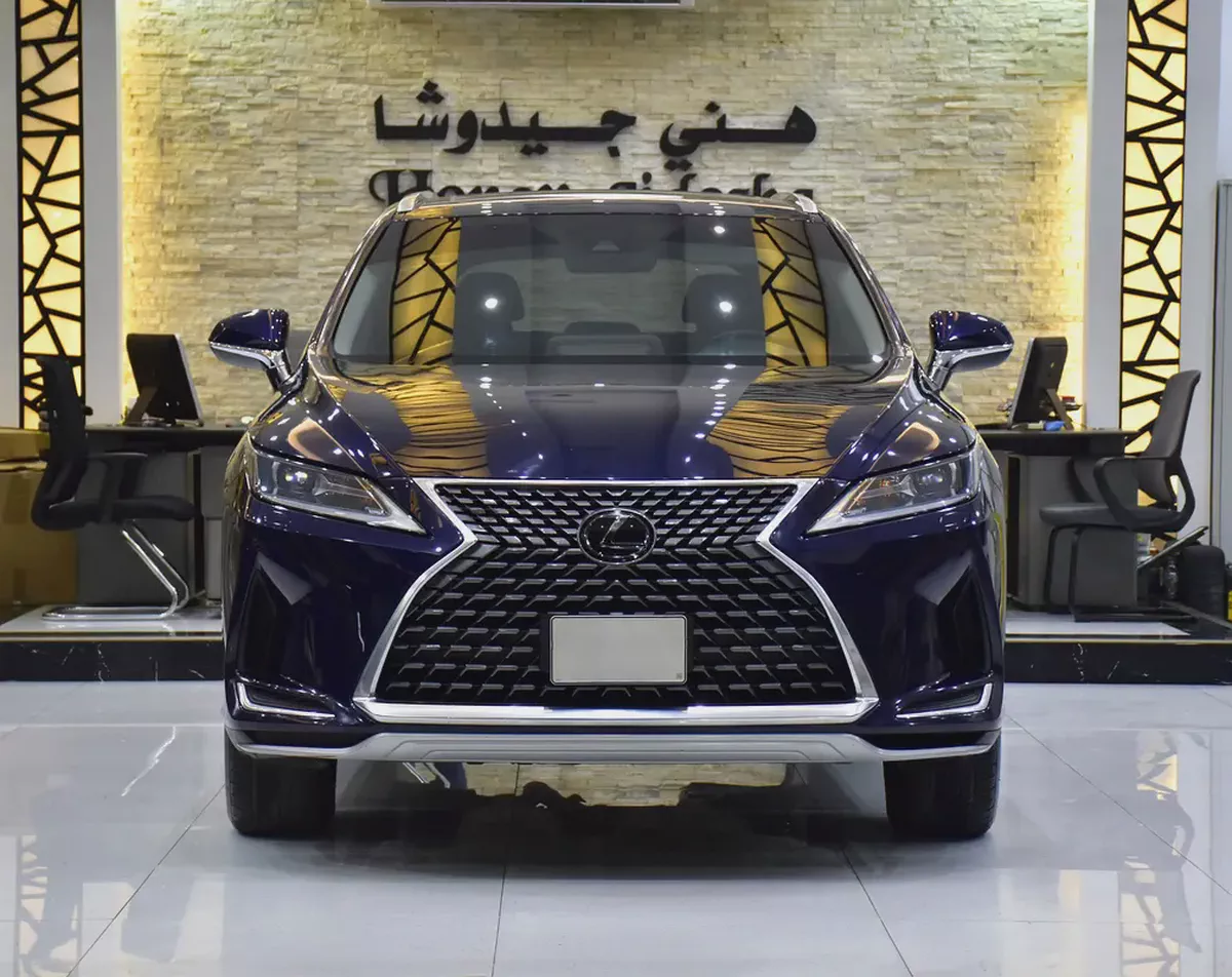 AED 1,666 EMi at 0% DP | Lexus RX350 ( 2020 Model ) in Blue Color Canadian Specs